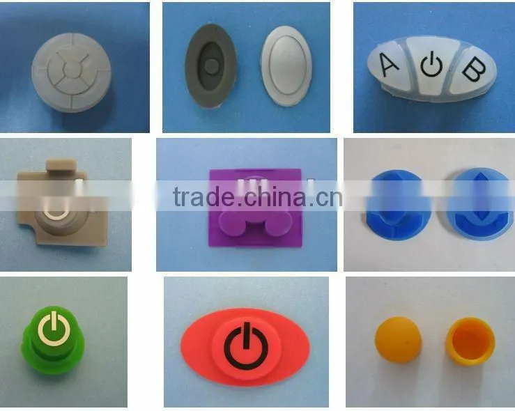 silicone switch button custom silicone rubber button