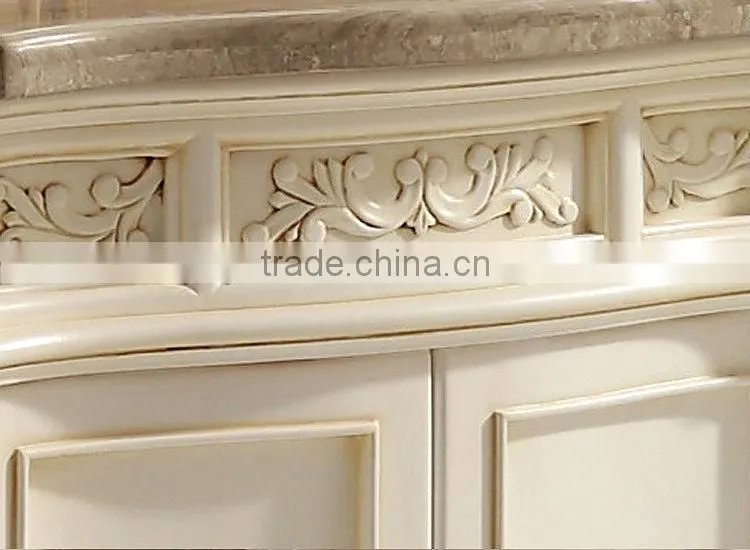 Bisini European New Style Bath Vanities,Antique White Cabinet Bathroom,Beautiful Bathroom Mirrors,Vanity Units(BF08-4086)