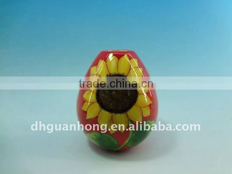Ceramic Sunflower Vase