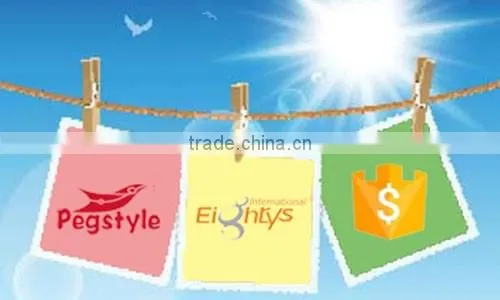 Eco-friendly decorative custom design pp plastic clothespin