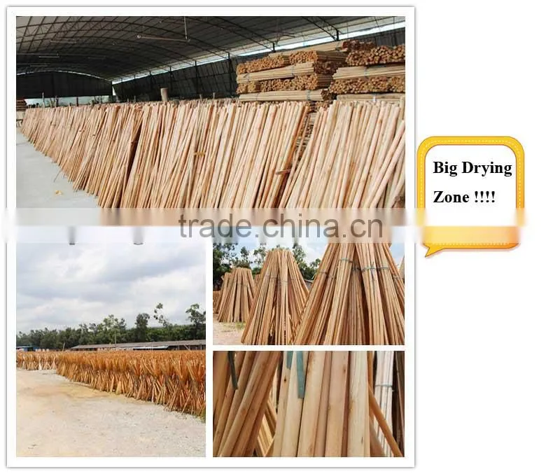 plastic thread flower pvc coated wood mop handle