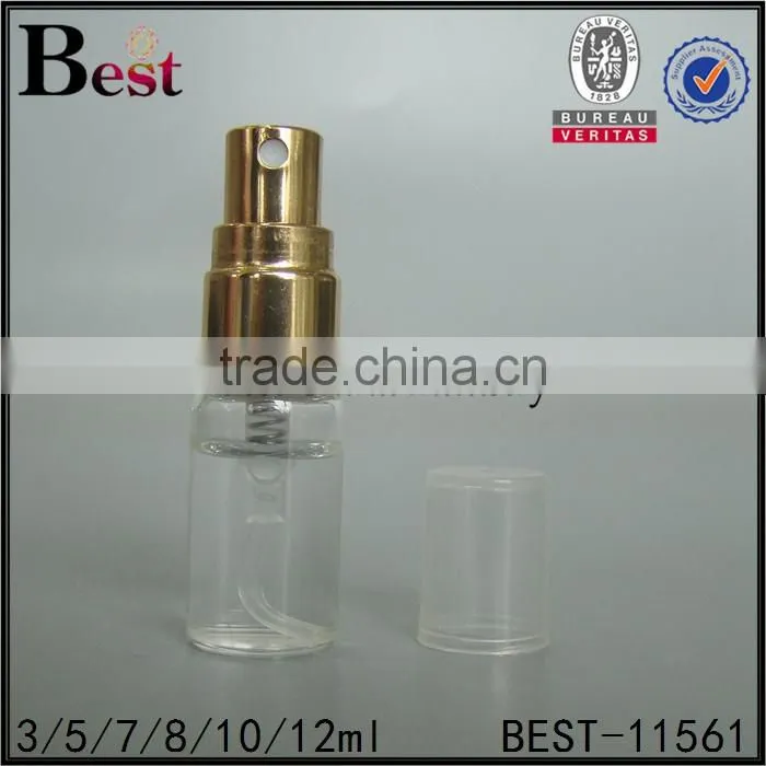 3ml 5ml 10ml mini cosmetic perfume spray bottle empty clear perfume spray bottle atomizer pocket sized perfume spray bottle
