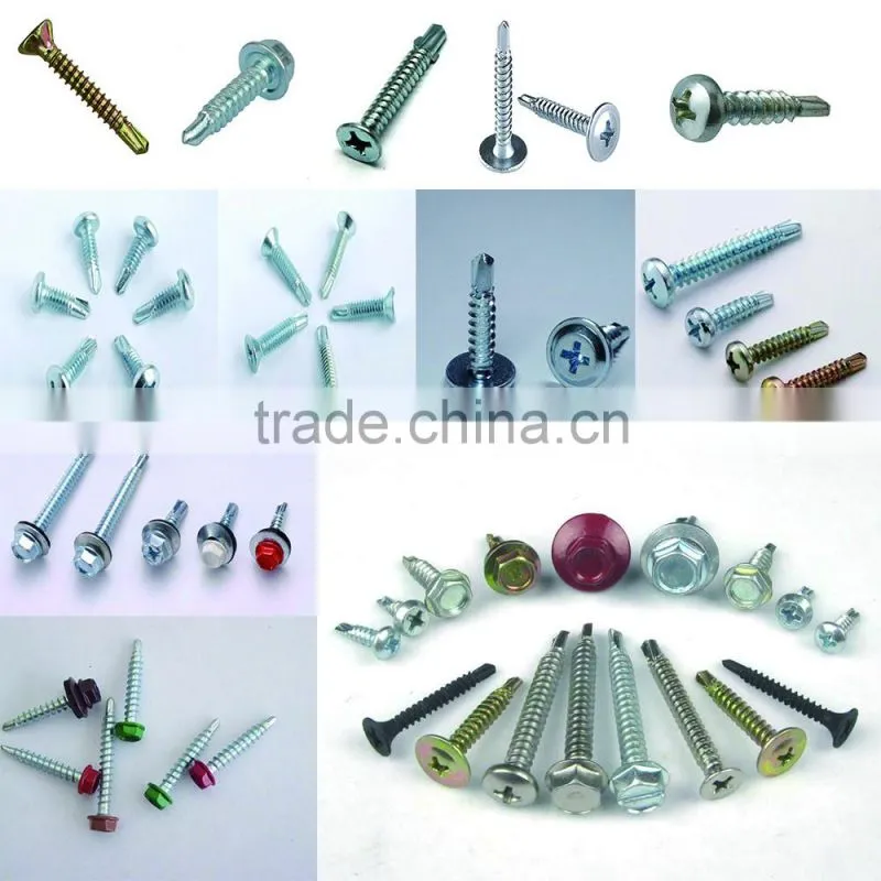 Philps drive plug head harden Drywall screw