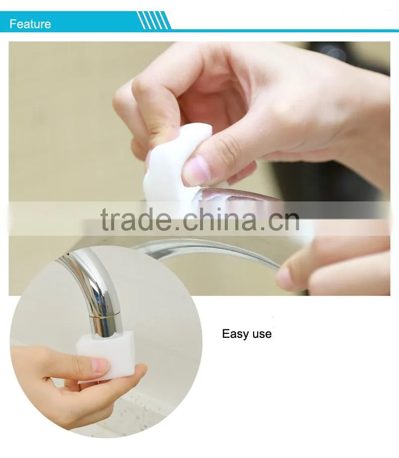 white cleaning eraser foam sponge of melamine foam