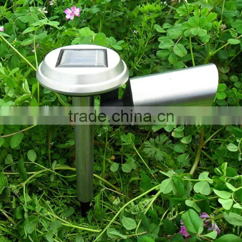 Super bright standing solar garden lamp,stainless steel garden LED light