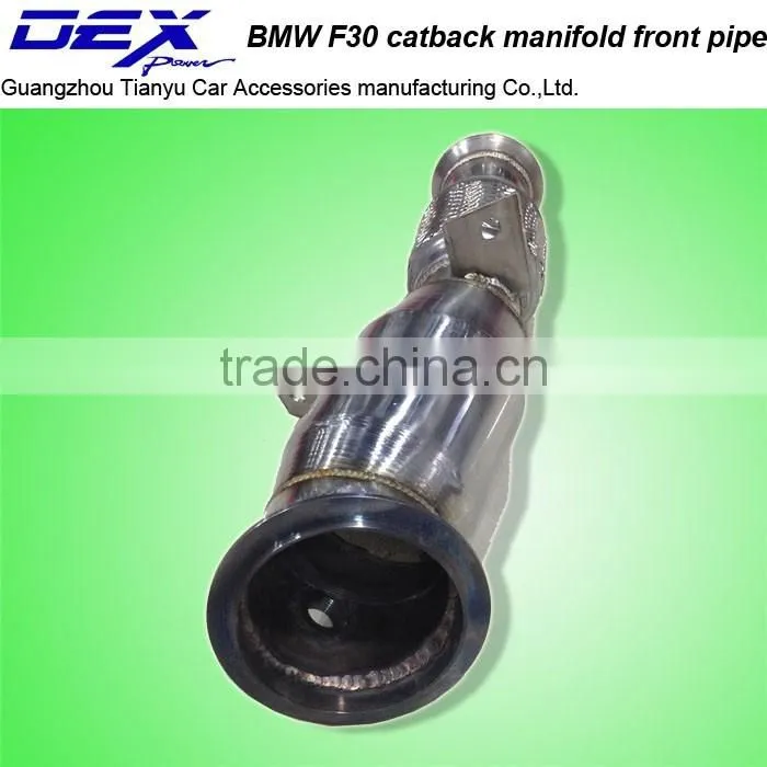 stainless steel exhaust catback for BM F30 W