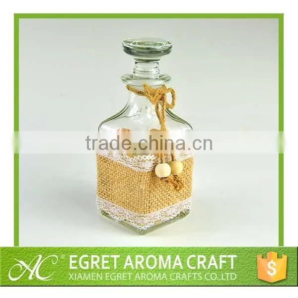 Nice decorative glass diffuser bottle for home air freshener essential oil diffuser aroma home