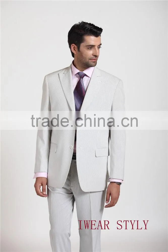 Stripe 2PCS business suits for man / jacket & pant