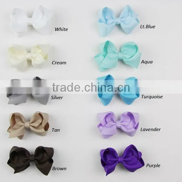 2.5inch ribbon bows/hair bows/grosgrain ribbon bow/chunky bows