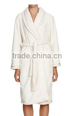 ladies night dresses sleepwear ladies winter robe Hotel coral bathrobes pink 2013 new design long gown