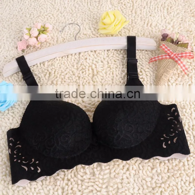 3/4 pull up cup latest fashion sexy bra