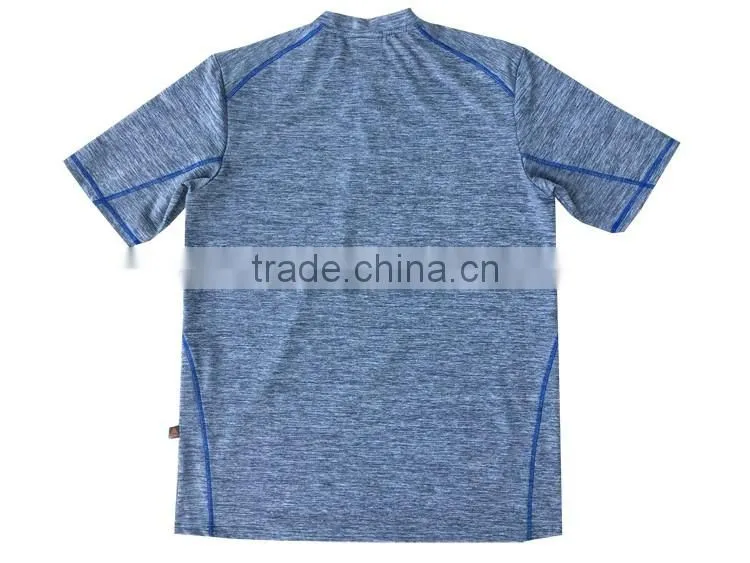 1/4 zipper sport t-shirt quick dry polo shirt