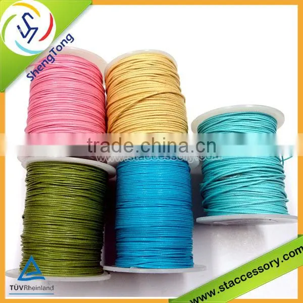 For bracelet and necklace wholesale wax cord