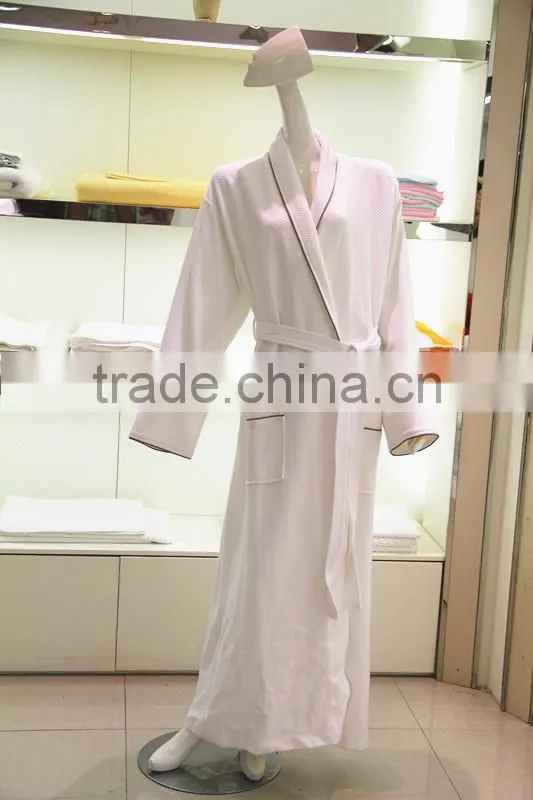 Hotel Waffle Hooded Microfiber Bathrobe