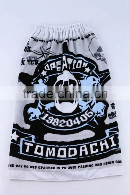 high absorption printed bath dress