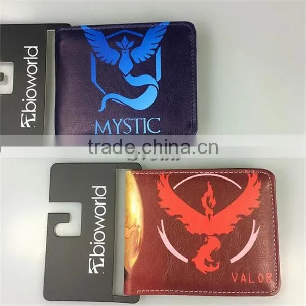 Hot Game Pokemon Go Wallet High Quality Pokemon Pikachu Money bag Pocket monster purse Cartoon Fold Wallet