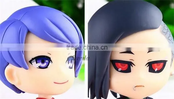 Anime Cartoon toy Tokyo ghouls action figure sets of 4pcs Pvc dolls Q version Tokyo Ghoul figure