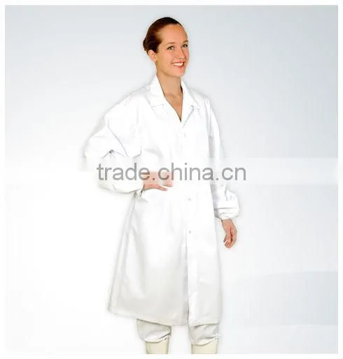 Hot selling lab coat uniform with different color/size