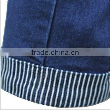 2014 hot sale new design denim jogging three quarter Haren jogging pants