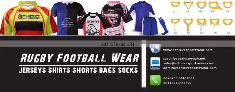 Sublimation rugby shirts wholesale rugby jerseys blank