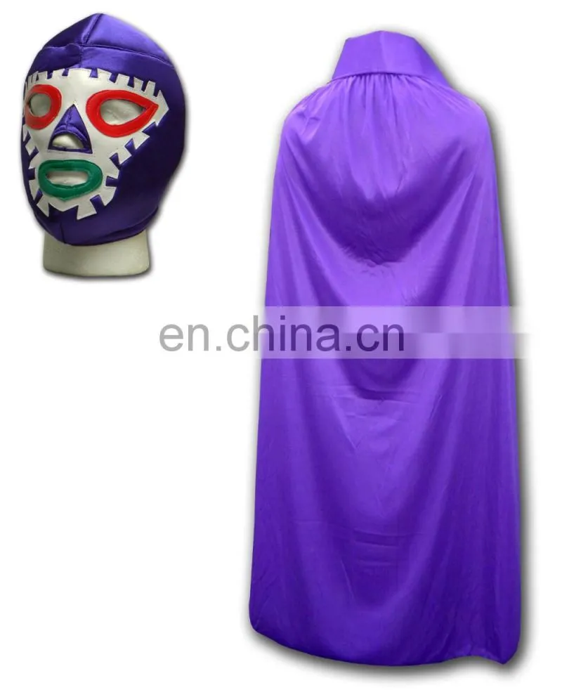 Mexican Lucha Libre adult Purple Wrestling cape