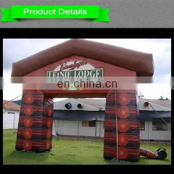 outdoor inflatable square leg arch gate for outdoor activities