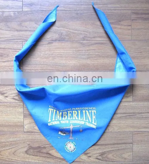 custom printed triangular bandana pet bandana baby bib neckerchief 100% cotton headwear
