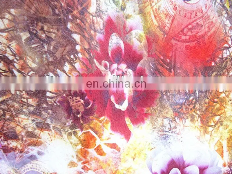 pattern beautiful chiffon digital printing