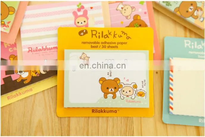 Kawaii Cute Cartoon Sticky Note for Kids