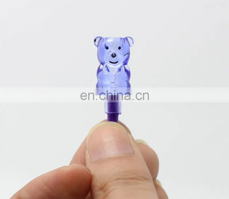 bear shaped stacker crayon multi colored crayon