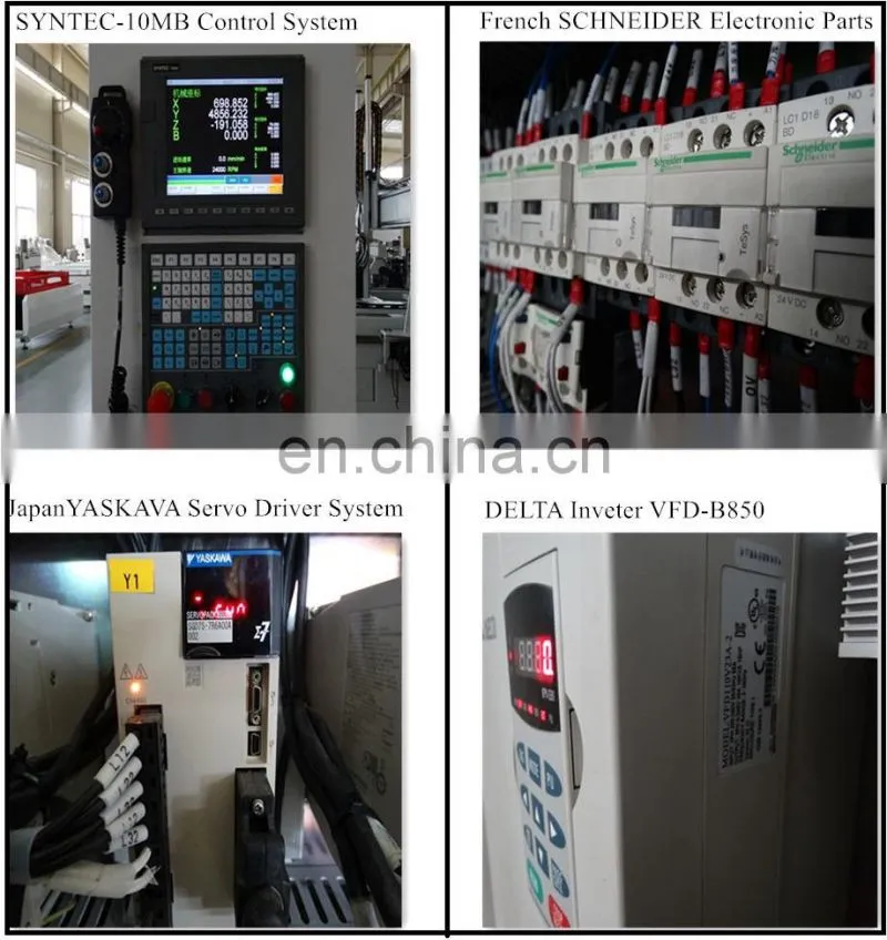 4th axis cnc router/4-axis Aluminum profile processing Center with Disc tool magazine
