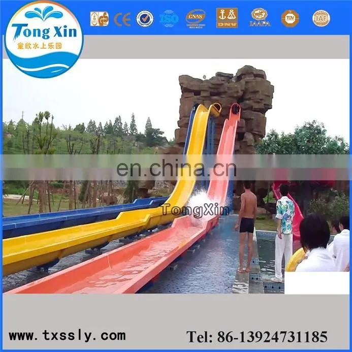 Fiberglass water slide swimming pool slide