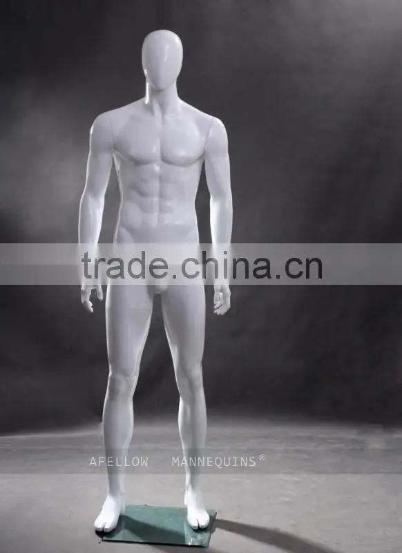 Abstract Fiberglass Men mannequin Egg Head Male Dummy WEN6
