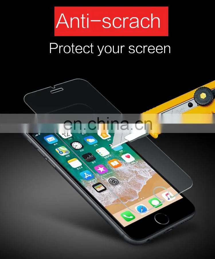 Popular Product 2.5D 9H Mobile Phone Tempered Glass Screen Protector Film for Iphone 6 6s 7 8 X XS plus 11 Pro Max