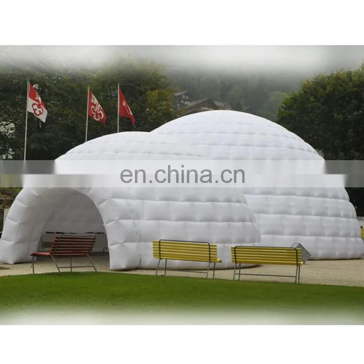 Inflatable Snow Igloo Dome Tent Party Inflatable Stage Cover Tent For Sale