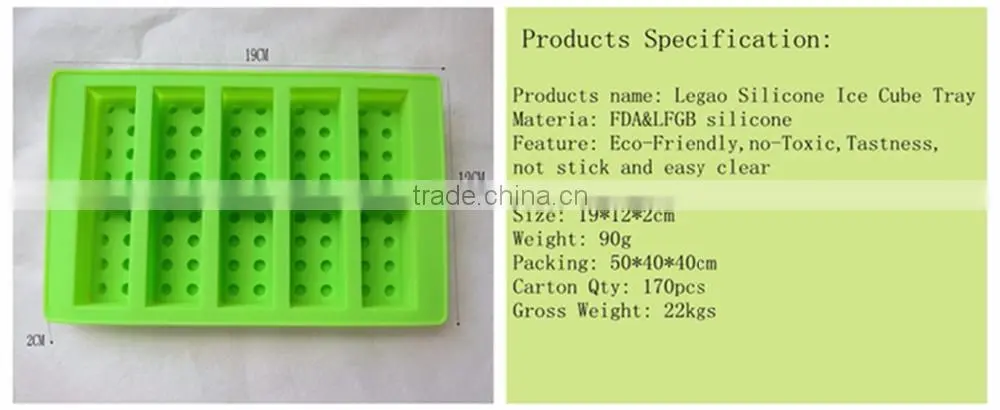 Generic Building Bricks Ice Cube Tray or Candy Mold--for Lego Enthusiasts!