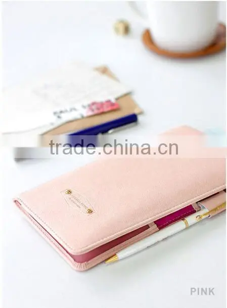 Passport Case, Travel Wallet Blocking Passport Cover Compact Case Holder Wallet,Prevent Degaussing,Classic Long
