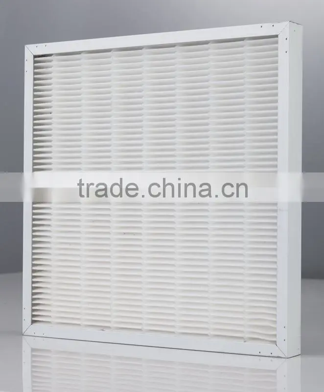 glass fiber pleated filter