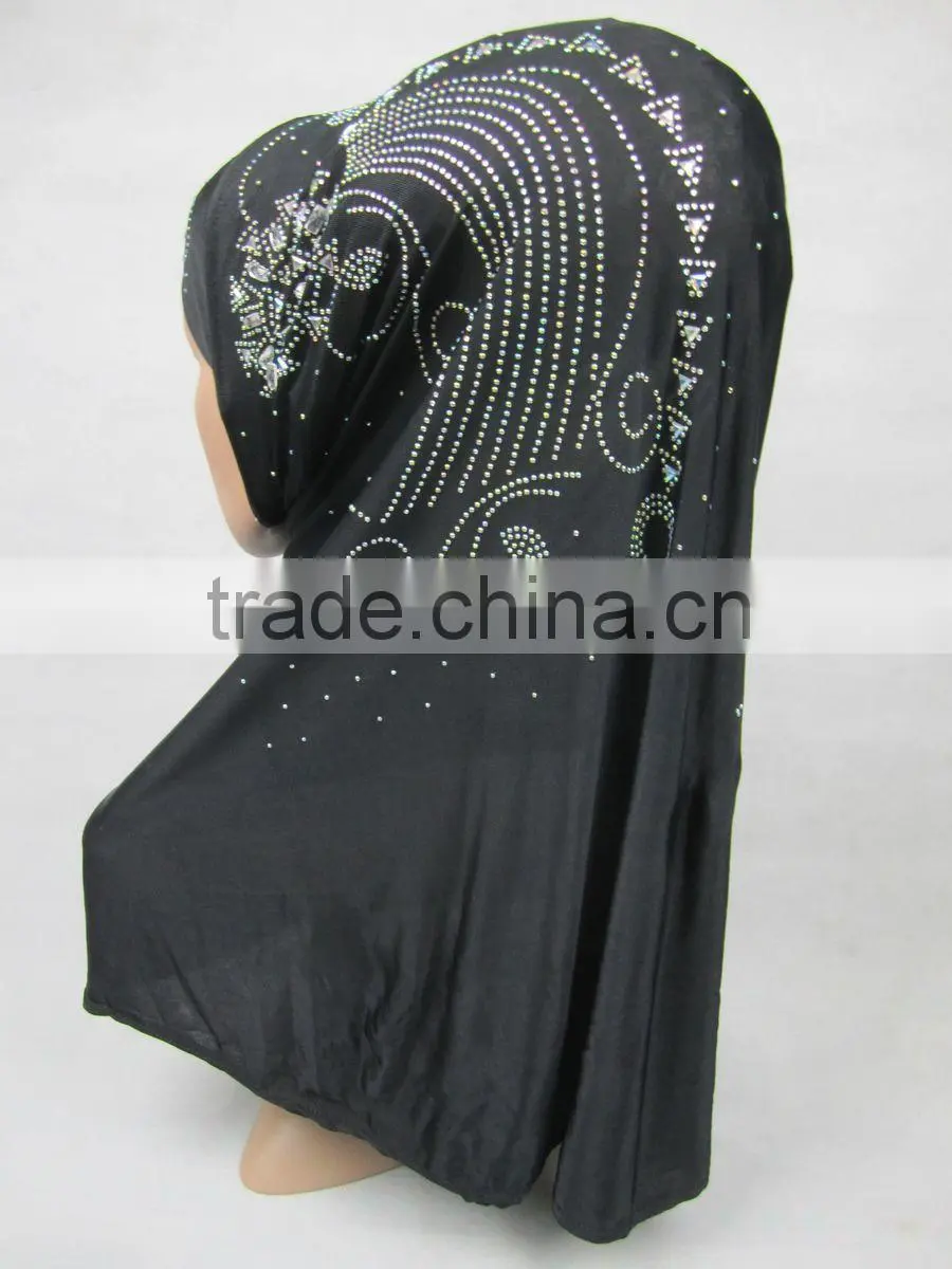 A236 Newest design fashion beaded muslim hijab