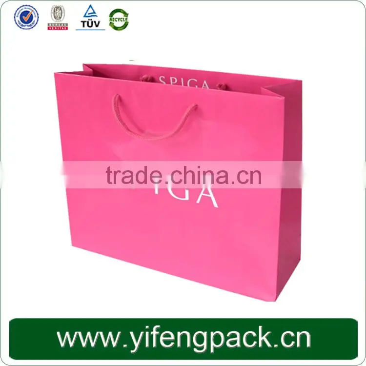 Hot sale custom made full color printing paper bag