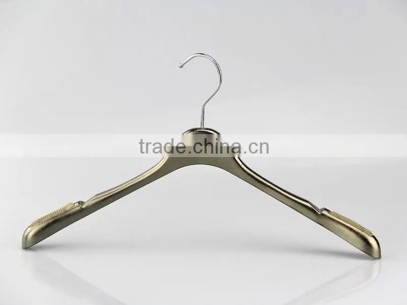 IMY-360 electric plating flocking hangers black top shiny hanger
