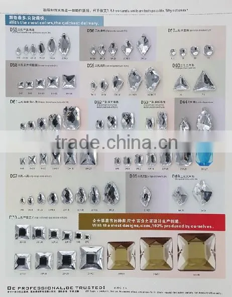super fancy trangle acrylic stone with claw cup