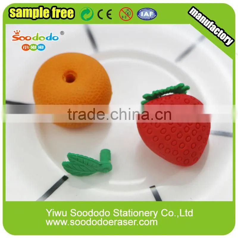 Cheap Novelty Colourful Office Fruit Eraser