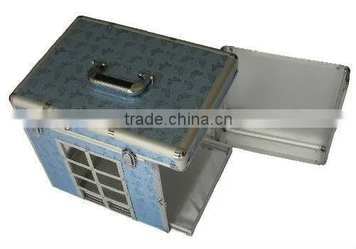 2014 new design best quality aluminium pet case,pet carry case,pet house with strong handle and safe lock