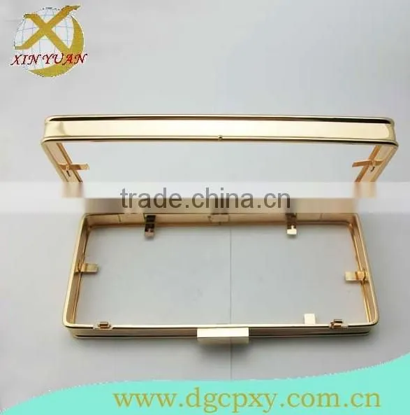 Newest!8.3 inch square Evening bag evening casket frame metal casket frame dressing case frame cosmetic bag