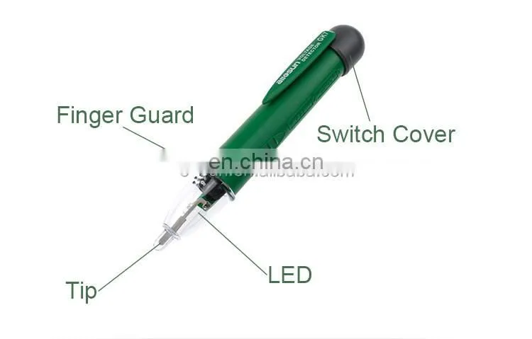 ALL SUN GK7 Non-Contact Voltage Detector 70-1000V AC Voltage Tester Pen Blister Packaging LED Lights Voltage Measurement