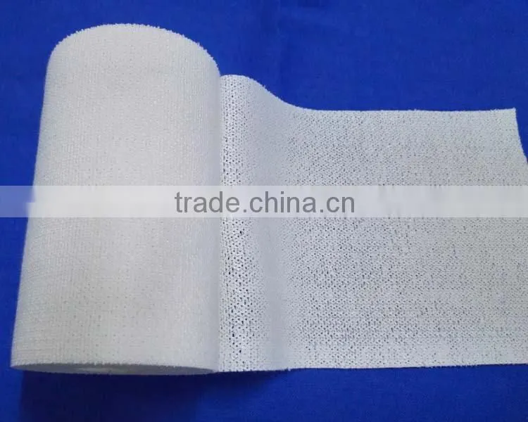 Cutted edge White and Tan color Cotton Elastic Adhesive Bandages with CE,ISO FDA