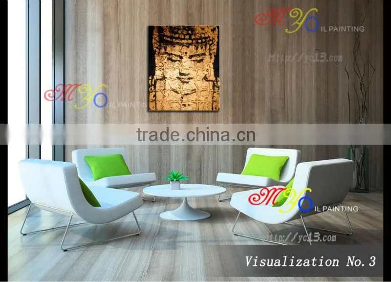 buddha hand painted oil painting on canvas home decoration