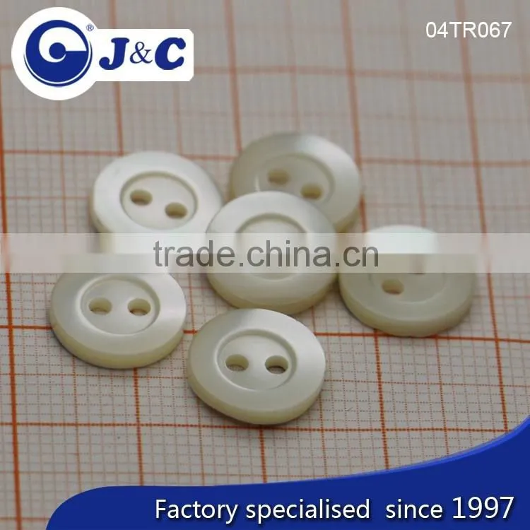 J&C round Trocas shell buttons for fashion shirt.TR067,068