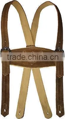 Genuine Suede Bavarian Herren Trachten Lederhose kurz